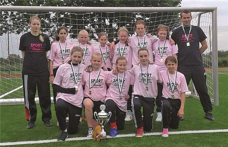 Die D-Juniorinnen - Kreismeister und Pokalsieger 2013/2014.