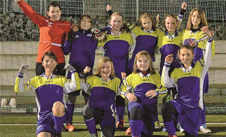 Die D-Mädchen der SG Wienau/Freirachdorf sicherten sich die Herstmeisterschaft.privat