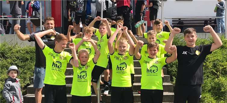 Die D1 der Grafschafter SG steigt in die Bezirksliga auf. Foto: privat