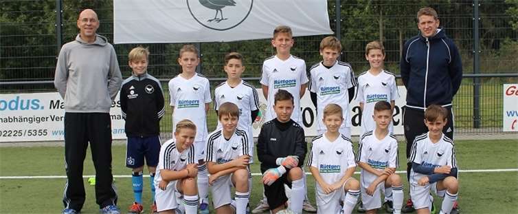Die D2-Jugend des SV Merl ist guter Dinge.privat