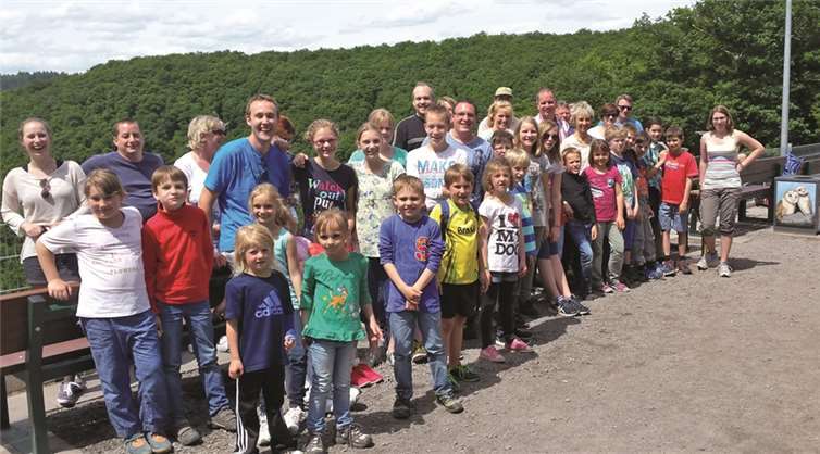 Die DLRG-Ortsgruppe Bad Neuenahr-Ahrweiler fühlte sich im Wildpark Klotten sichtlich wohl.privat