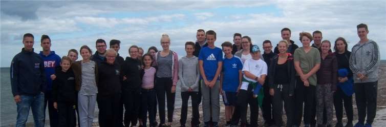 Die DRK-Mitglieder an der Ostsee.Privat