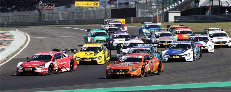 Die DTM bot vor gut einer Woche packende Duelle am Nürburgring. Mit einem neuen Vertrag sicherten nun Rennstrecke und Serie drei weitere Jahre. Foto: © DTM