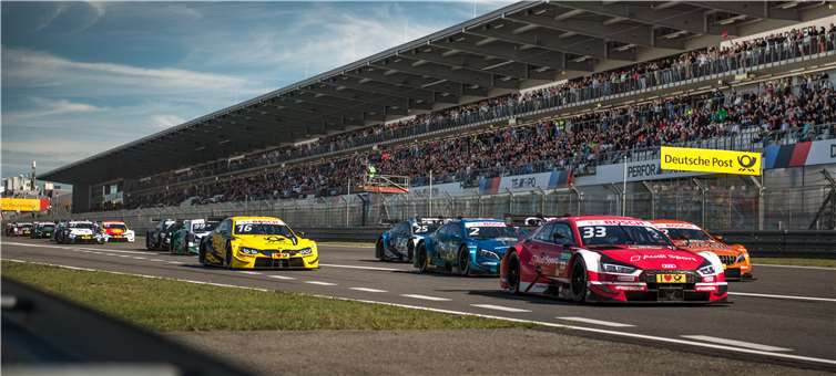 Die DTM ist wieder fester Bestandteil des Nürburgring-Veranstaltungskalenders 2019 und verspricht packende Zweikämpfe auf der Grand-Prix-Strecke. Copyright: Christian Hahn / Nürburgring