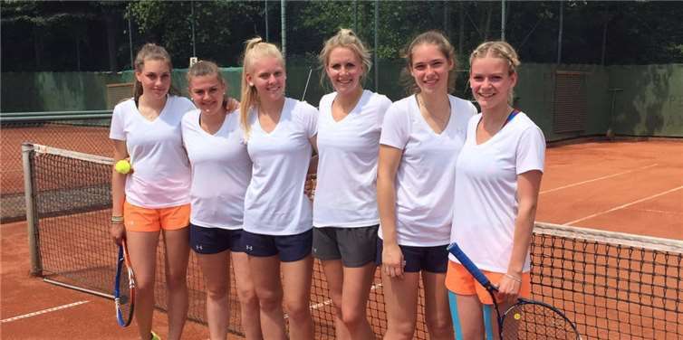 Die Damen A-Klasse (v.l.n.r.): Anna Hörter, Evi Krause, Lara Neumann, Gina Velten, Hannah Fergen und Lisa Philippsen. privat