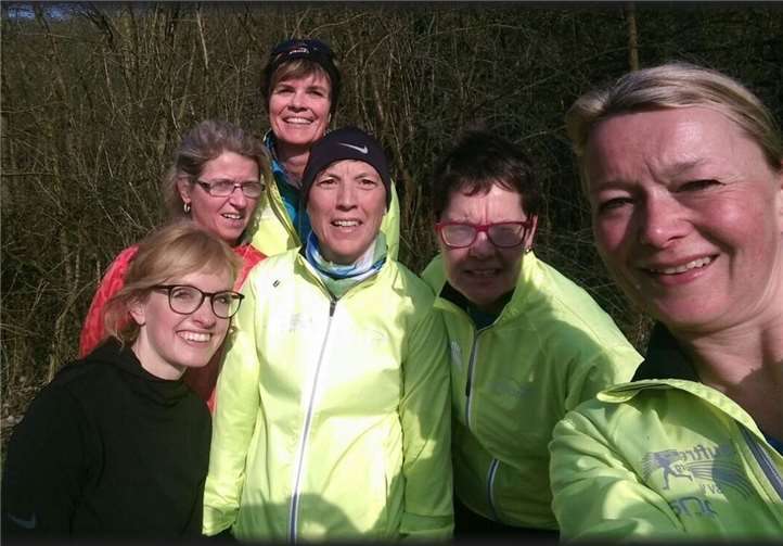 Die Damen des Lauftreffs SV Weitersburg liefen insgesamt 108,7 km beim Sommerzeitlauf auf dem Oberwerth.privat