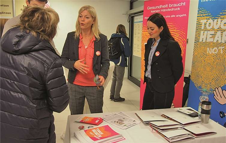 Die Damen gaben gerne Auskunft.