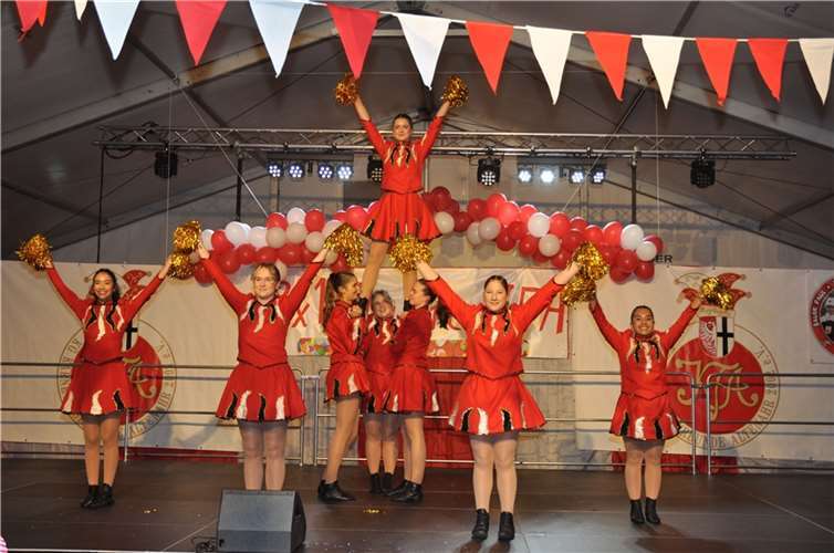 Altenahrer Karnevalsfreunde feierten Jubiläum Die Damengarde zeigte ihr Können. Foto: privat