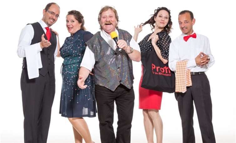 Die Darsteller des Rheinischen Wirtshausmusicals sind ständig bei guter Laune. privat