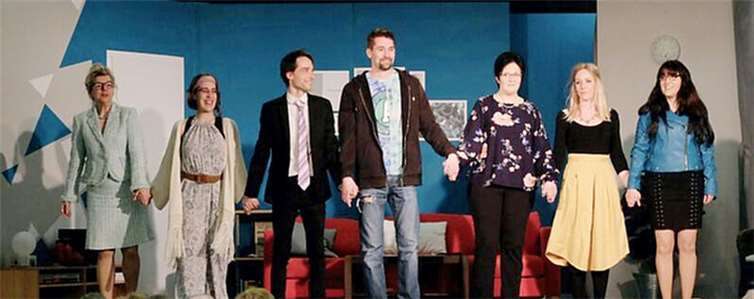 Die Darsteller ernten den verdienten Applaus.Wolfgang Palm