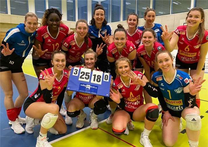 Die Deichstadtvolleys brachten wieder drei Punkte mit.Fotos: VC Neuwied