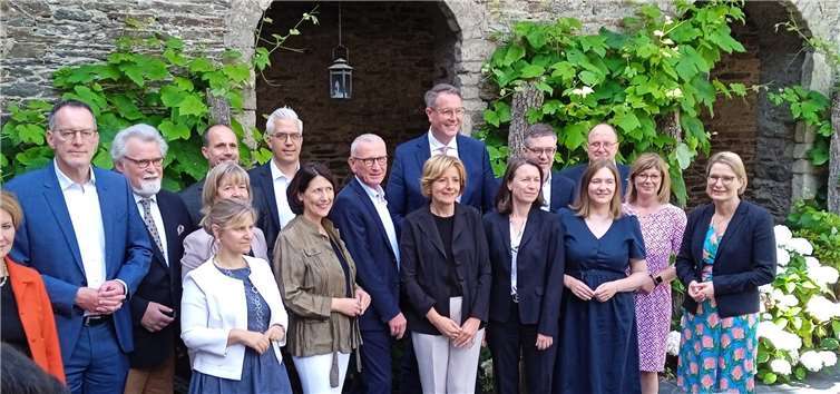 Die Delegation aus Mainz in Dernau.  Foto: GS
