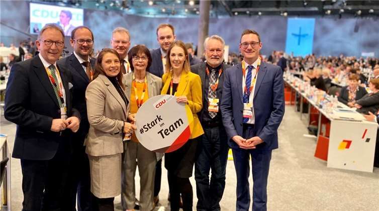 Die Delegierten aus dem Kreis Neuwied beim Bundesparteitag.Foto: privat