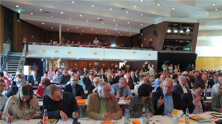 Die Delegierten begleiteten den Parteitag hoch motiviert.