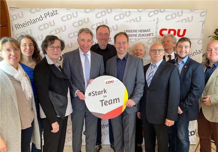 Die Delegierten der CDU Rhein-Lahn mit ihrem Vorsitzenden Matthias Lammert MdL. Foto: CDU Rhein-Lahn