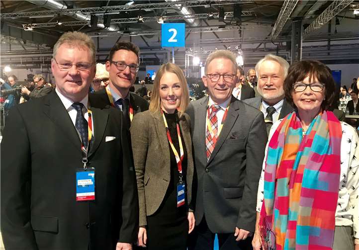 Die Delegierten des Bundesparteitags in Berlin. CDU Neuwied