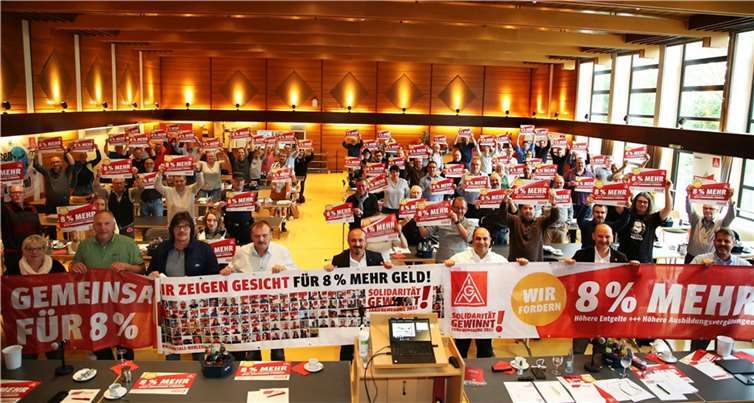 Die Delegiertenversammlung der IG Metall Koblenz. Foto: Godehard Juraschek