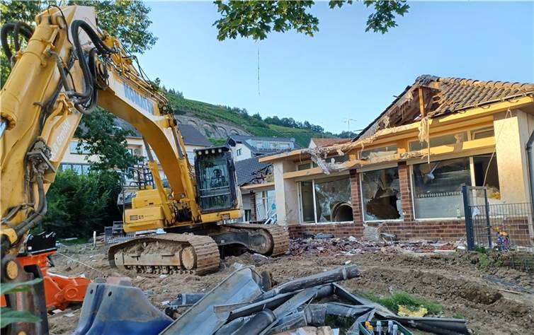 Auch der Dernauer Kindergarten wird abgerissen Die Dernauer Kita erlitt massive Schäden. Foto: WITE
