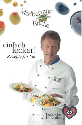 Die Deutsche Herzstiftung hält mehrere Publikationen zum Thema Mittelmeerküche bereit. Foto: Deutsche Herzstiftung