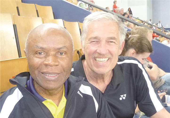 Die Deutschen Vizemeister Trevor und Dieter. privat