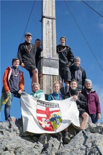 Die Dieblicher Pfadfinder konnten bei herrlichstem Wetter wandern. Foto: privat