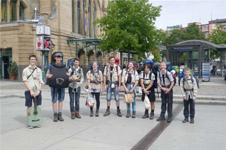 Zweiwöchige Wanderung in Brandenburg Die Dieblicher Pfadfinder waren auf Sommerfahrt. Foto: privat