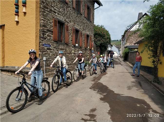 Die Dieblicher Pfadfinderinen und Pfadfinder auf dem Weg nach Lehmen. Foto: privat