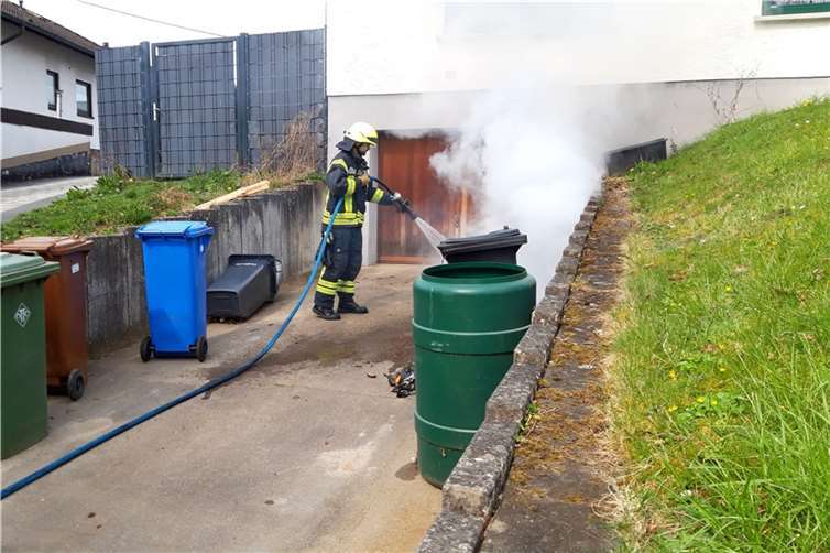 Die Dierdorfer Feuerwehr hatte den Brand schnell gelöscht.