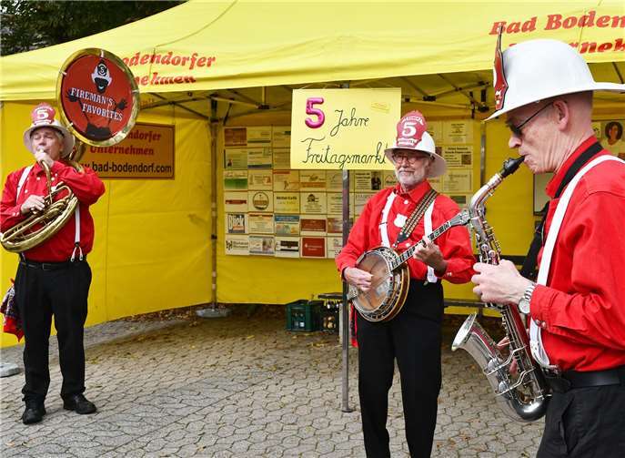 Die Dixieland Band „Firefighters Favorites“ aus den Niederlanden.
