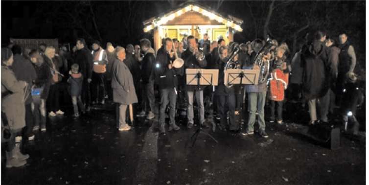 Die Döttesfelder feierten gemeinsam St. Martin.privat