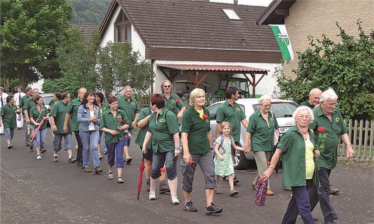 Die Dorfgemeinschaft Wolfenacker war auch mit dabei.