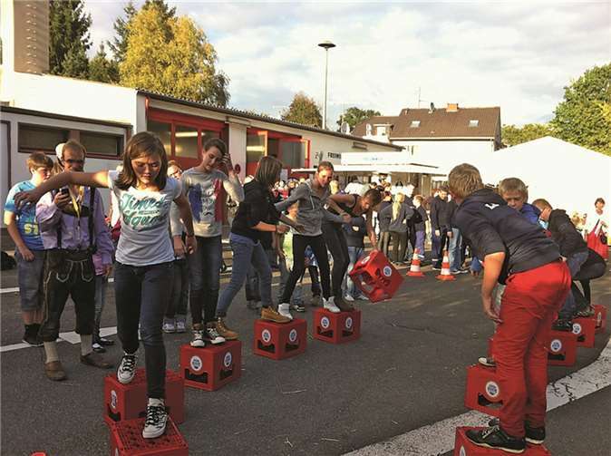 Die Dorfolympiade macht besonders den Jugendlichen viel Spaß. privat