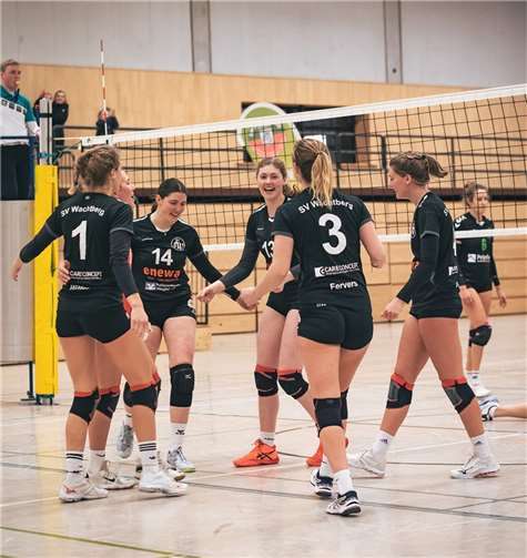 Die Drachenländer Volleys. Fotos: Simon Muthers