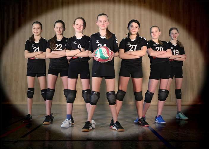 Die Drachenländer Volleys U13 Mädchen. Quelle: SV Wachtberg