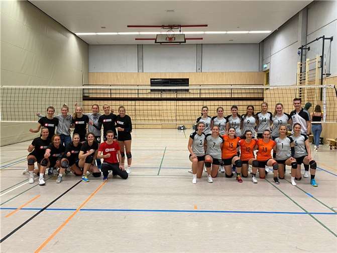 Die Drachenländer Volleys bestritten ihr erstes Testspiel gegen die zweite Mannschaft vom VD Neuwied. Foto: privat