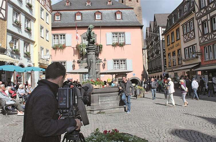 Die Dreharbeiten gingen in Cochem besonders leicht von der Hand. privat