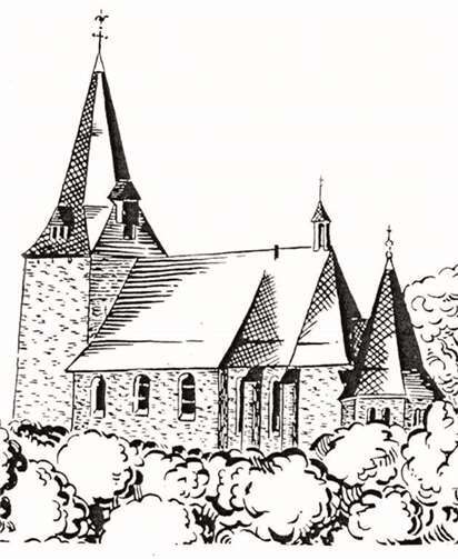 Die Dümpelfelder Kirche überarbeitet.Privat