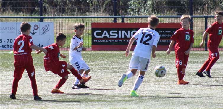 Die E II-Junioren lieferte sich mit Swisttal Buschhoven einen aufregenden Kampf.Fotos: privat