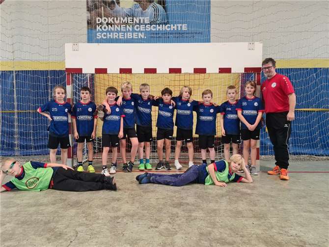 Die E-Jugend der HSG Sinzig/Remagen/Ahrweiler. Quelle: HSG Sinzig/Remagen/Ahrweiler