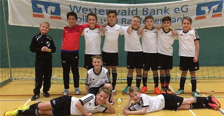 Die E-Jugend der JSG Lautzert/Oberdreis feierte den 3. Platz.privat