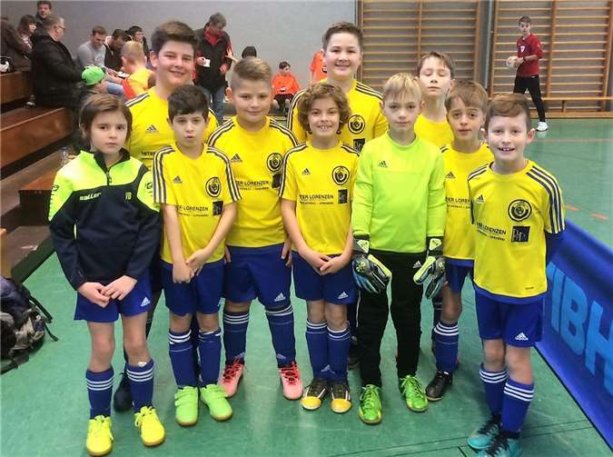 Die E-Jugend schlug sich gut gegen die körperlich stärkeren Mannschaften. Privat