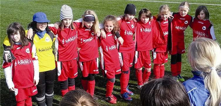 Die E-Juniorinnen gewannen ihr Spiel gegen den SV Menden. privat