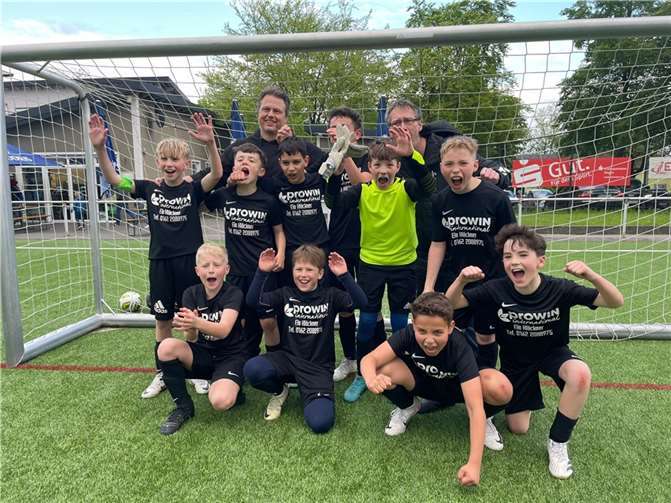 Die E1-Jugend holte den Staffelsieg.  Fotos: Andreas Kempf