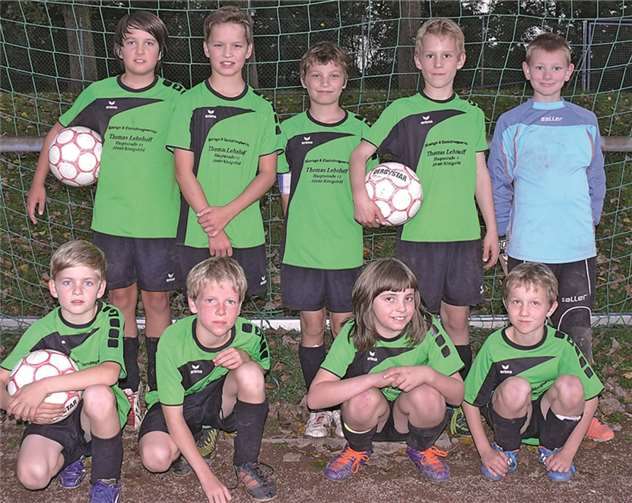 Die E1 der JSG blickt mittlerweile auf eine beachtliche Serie von sechs Siegen in Folge. privat