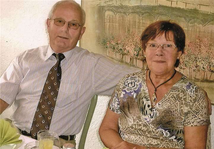 Die Eheleute Brunhild und Herbert Füllmann feiern ihre Goldene Hochzeit. privat