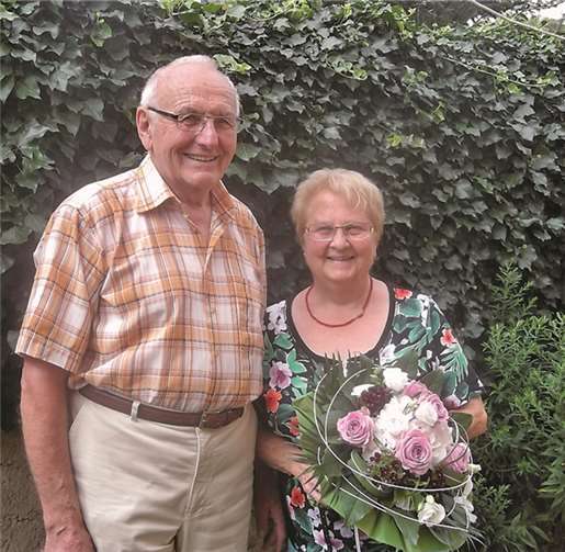 Die Eheleute Dietmar und Christa Schindler sind seit 50 Jahren glücklich verheiratet. privat