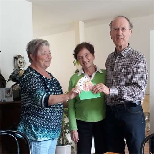 Die Eheleute Elisabeth und Klaus-Peter Rothkegel unterstützten die Tafel mit einer Spende. privat