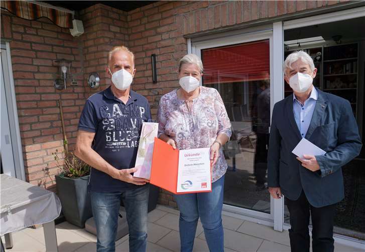 Die Eheleute Monschein erhielten einen der Preise.Foto: SPD