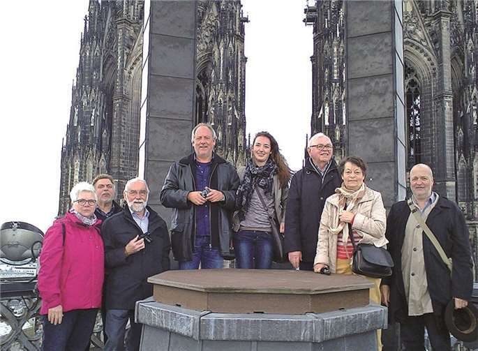 Die Ehrenamtler unternahmen einen Ausflug nach Köln. privat