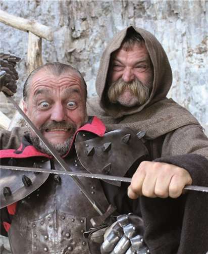 Die Ehrenburger Ritter Georg und Wenzel.privat